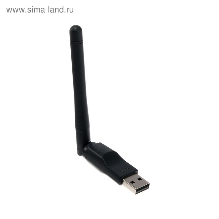 USB-адаптер беспроводной скорость до 300 Мбит/с с антенной черный