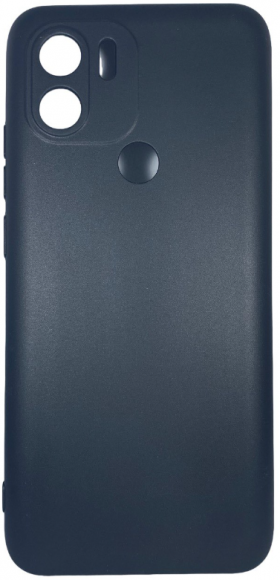 Чехол-накладка для Xiaomi Redmi A1+ силикон матовый чёрный