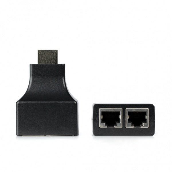 Переходник HDMI (папа)-UTP кат.5e/6 (мама) Smartbuy (A250) (в компл. 2 адаптера)