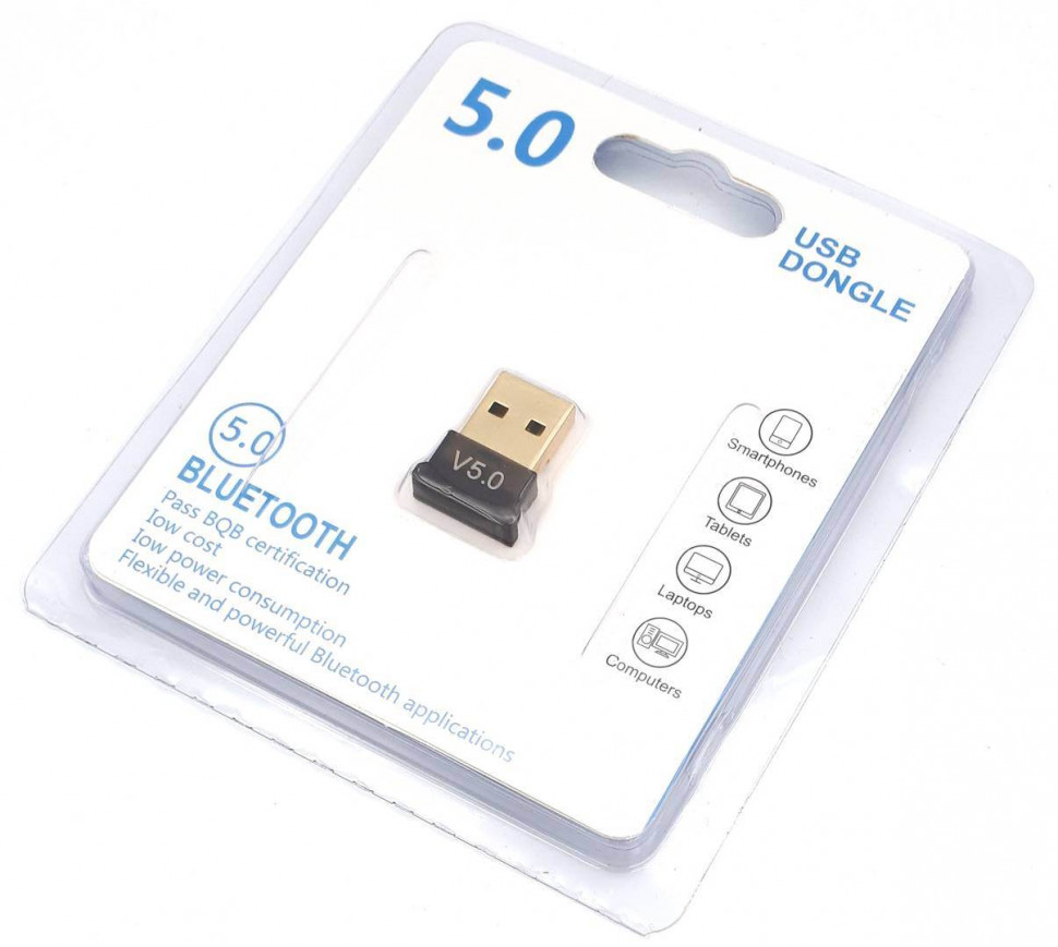Bluetooth адаптер USB DONGLE USB Bluetooth 5.0/BQB