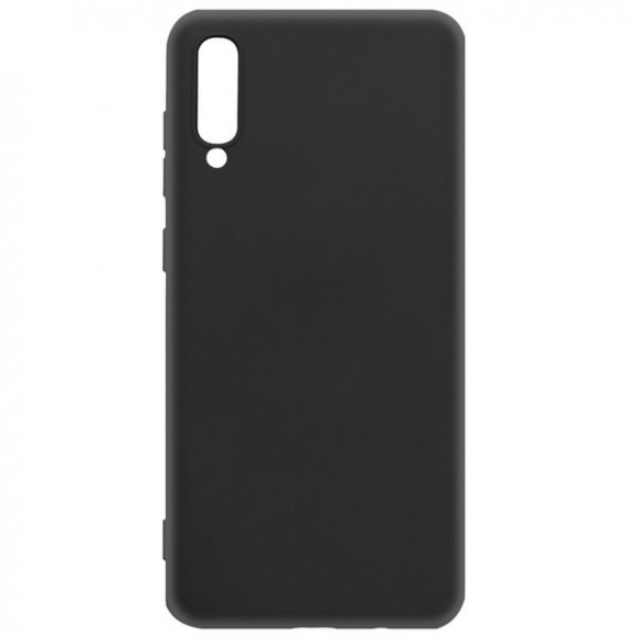 Накладка для Samsung Galaxy A70 Silicone cover черная