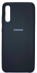 Накладка для Samsung Galaxy A70 Silicone cover черная