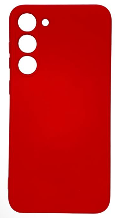 Накладка для Samsung Galaxy S23 Plus Silicone cover без логотипа красная