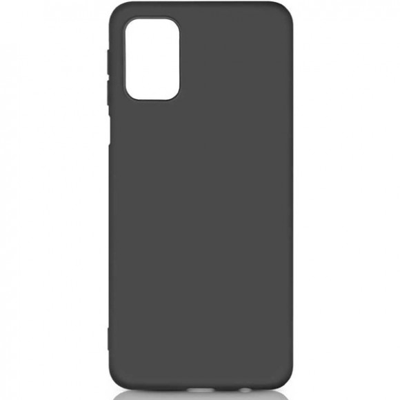 Чехол-накладка для Samsung Galaxy A41 силикон матовый чёрный