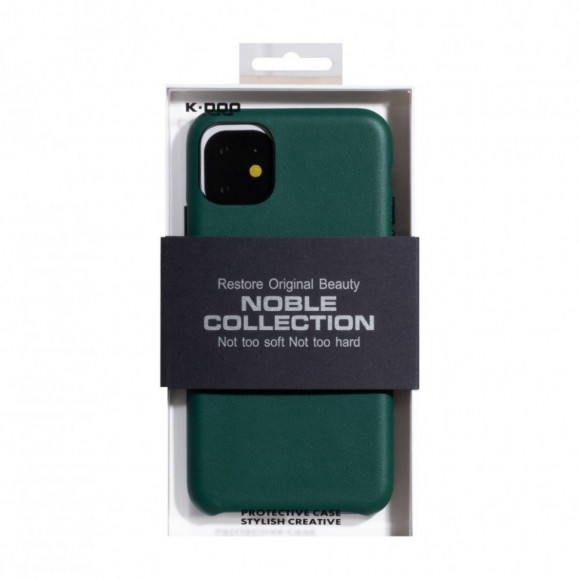 Накладка для iPhone 11 K-Doo Noble кожаная зеленая