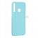 Накладка для Samsung Galaxy A21 Silicone cover голубая