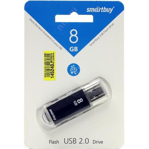 USB флеш накопитель Smartbuy 8GB V-Cut Black (SB8GBVC-K)