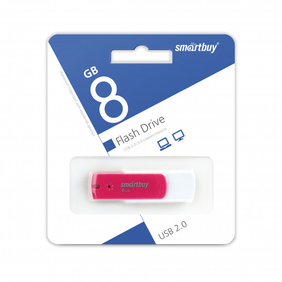 USB флеш накопитель Smartbuy 8GB Diamond Pink (SB8GBDP)