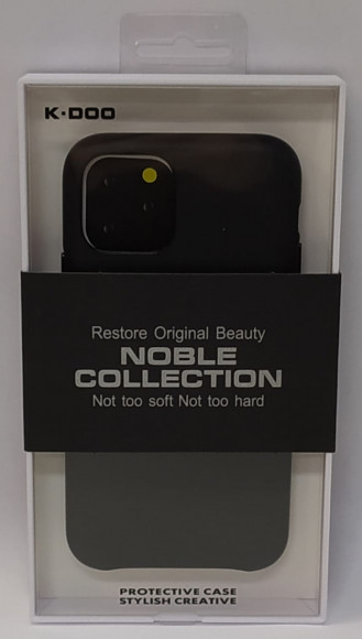 Накладка для iPhone 11 Pro K-Doo Noble кожаная черная