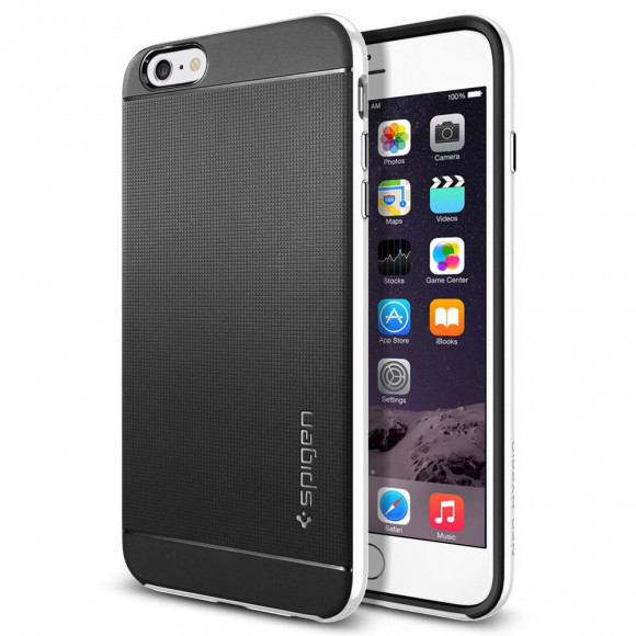 Чехол Spigen для iPhone 6 5.5" Neo Hybrid, белый (SGP11069)