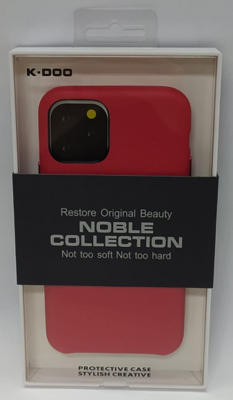 Накладка для iPhone 11 Pro K-Doo Noble кожаная красная
