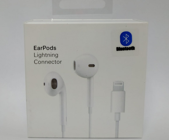 Наушники гарнитура для iPhone 7 Earpods Bluetooth в коробке (без лого)