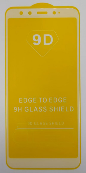 Защитное стекло для Xiaomi Mi A2/Mi 6X 9D белое