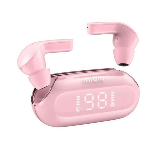 Наушники беспроводные Bluetooth Mibro Earbuds 3 EU розовые